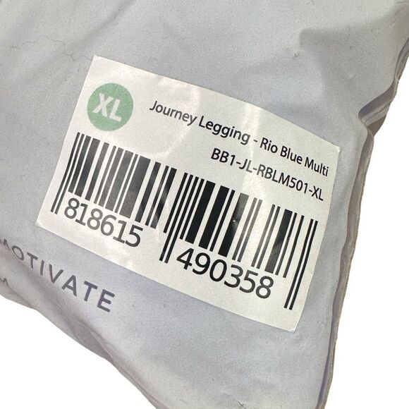 BuffBunny Collection Journey Leggings - Rio Blue - Size XL - Picture 8 of 8